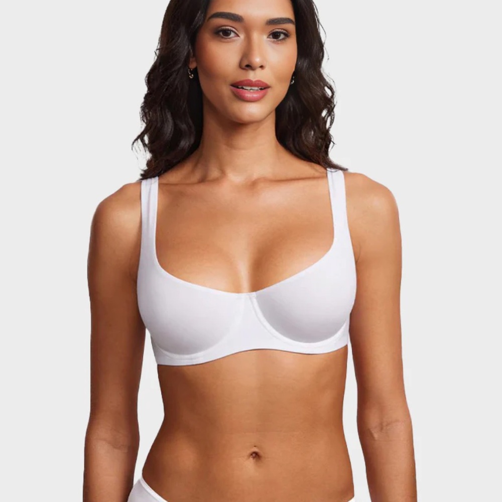 UNDERWIRE SUPPORT SEAMLESS UNLINED BALCONETTE BRA